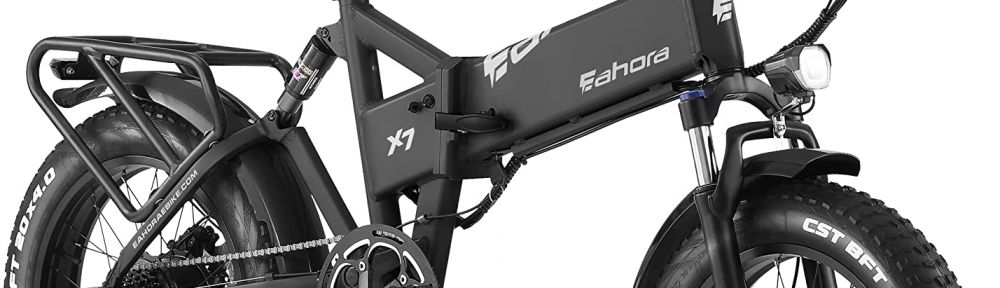eAhora X7 Plus 750W Fat Tires Bicicleta eléctrica plegable Frenos