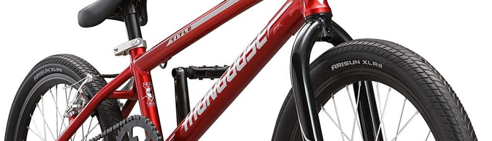 Mongoose red and online black bike