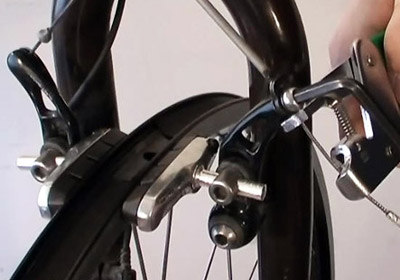adjusting bike brakes caliper