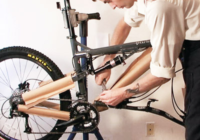 assembling a bike bought online