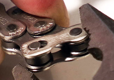 removing bike chain without tool